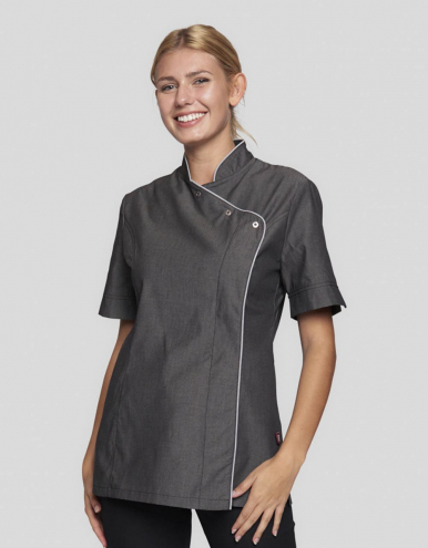 Jacke Foggia Lady Melange - dunkelgrau-melange